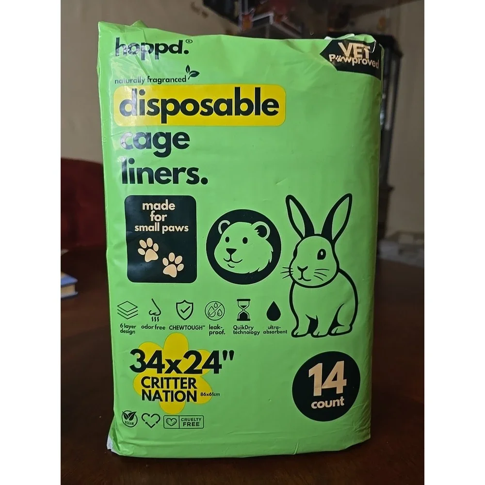 Hoppd Disposable Cage‎ Liners For Critters